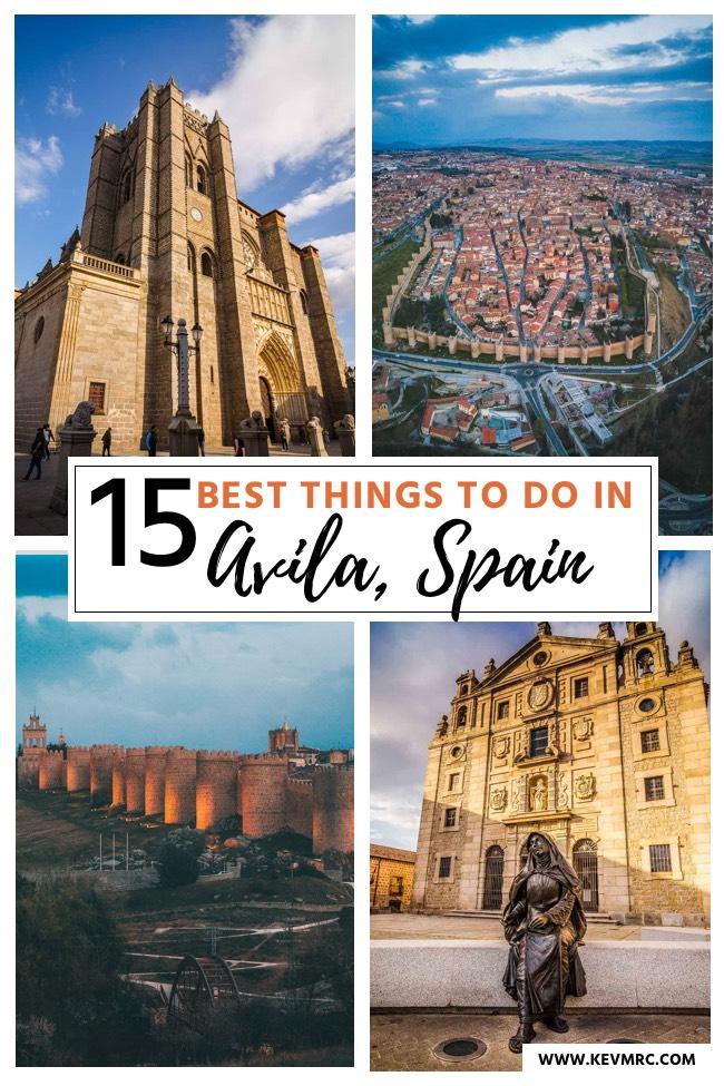 15 Top things to do in Avila Spain. Best things to do in Avila | Spain bucket list | What to see in Avila | Day trip to Avila | Best places in Avila | Where to go in Spain | Where to stay in Avila | Spain castles | Medieval cities in Spain #spaintravel #europetravel #avila #daytrip