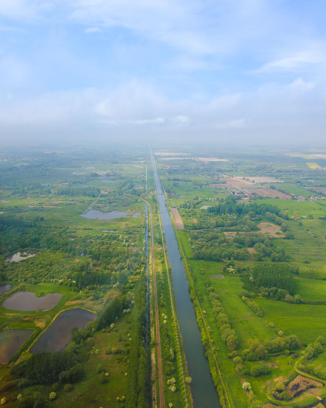 above the somme river