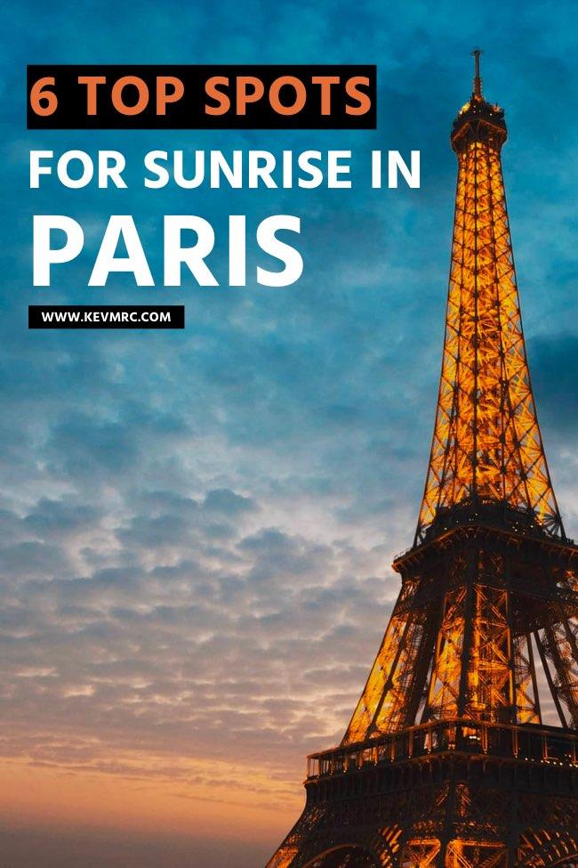 6 top spots for sunrise in paris france. Looking for the best place to watch the sunrise in Paris? Look no further! Today I’m sharing with you my 6 best spots, where I love to go to again and again to watch the sun rise over the capital.