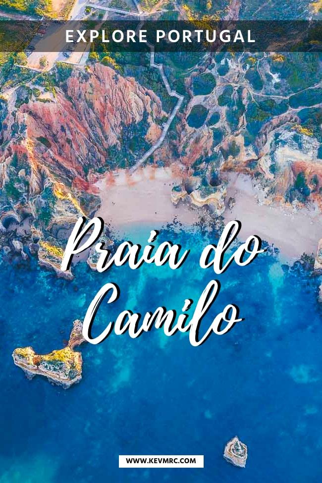 Praia do Camilo is probably one of the prettiest beach in the whole Algarve Portugal. You'll have to climb 225 steps to reach it, but that's a small price to pay for such a dreamy beach. camilo beach portugal | algarve portugal things to do beaches |  algarve beach | best algarve beaches