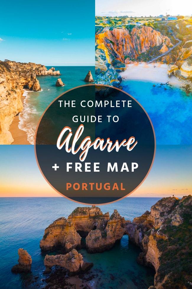 Map of the Algarve