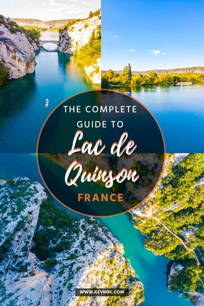 Lac de Quinson, Gorges du Verdon, France - Explore France. Lac de Quinson, or Quinson Lake, is a beautiful artificial lake on the Verdon river. With green and blue water, it's absolutely breathtaking. Let's explore together! south of france travel guide | provence france countryside #francetravel 