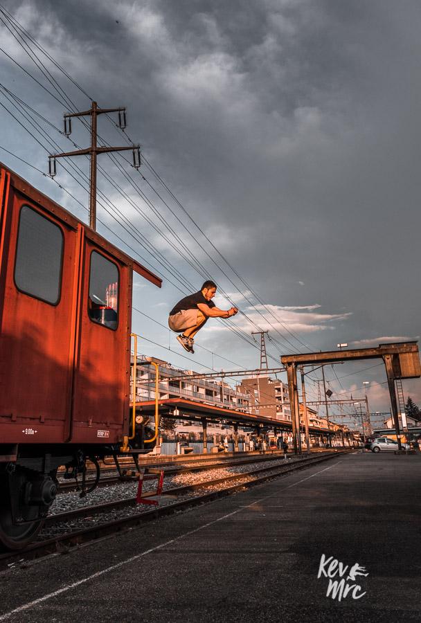 Train Jumping