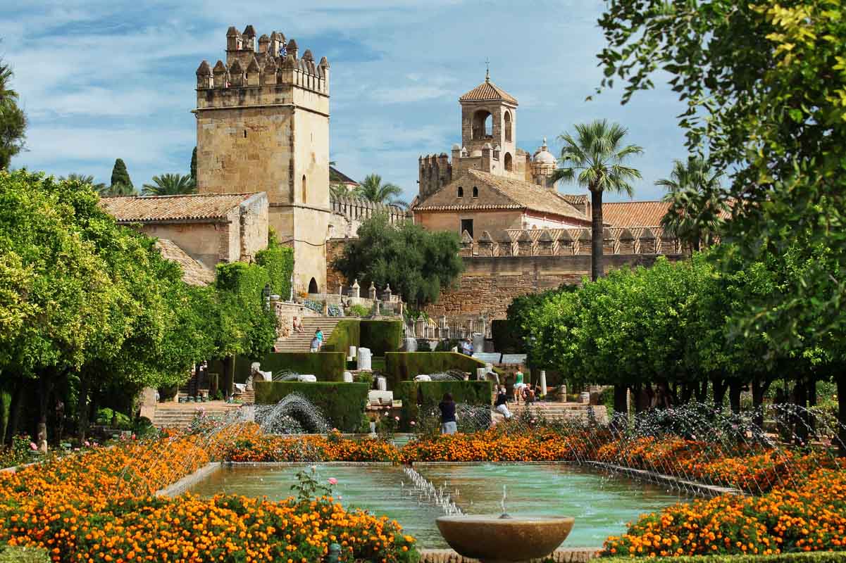 alcazar de los reyes cristianos one of the castles in southern spain