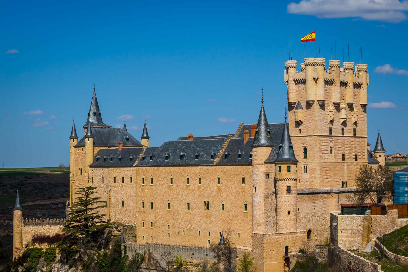 alcazar de segovia and the torre juan ii