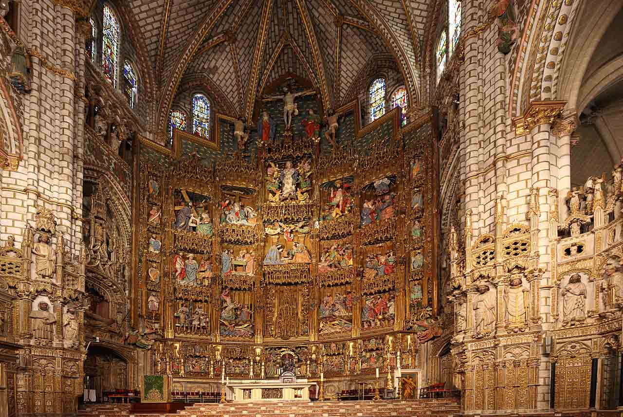 altar mayor in catedral de toledo