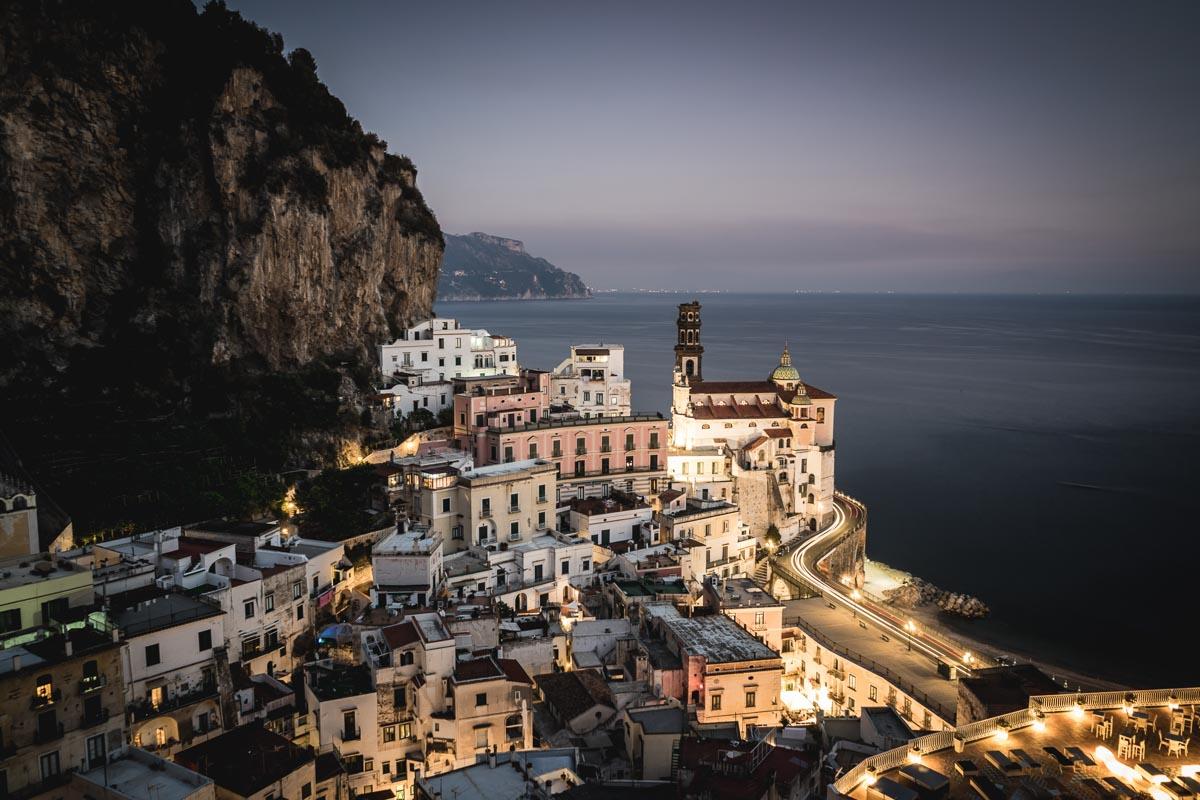 amalfi at night