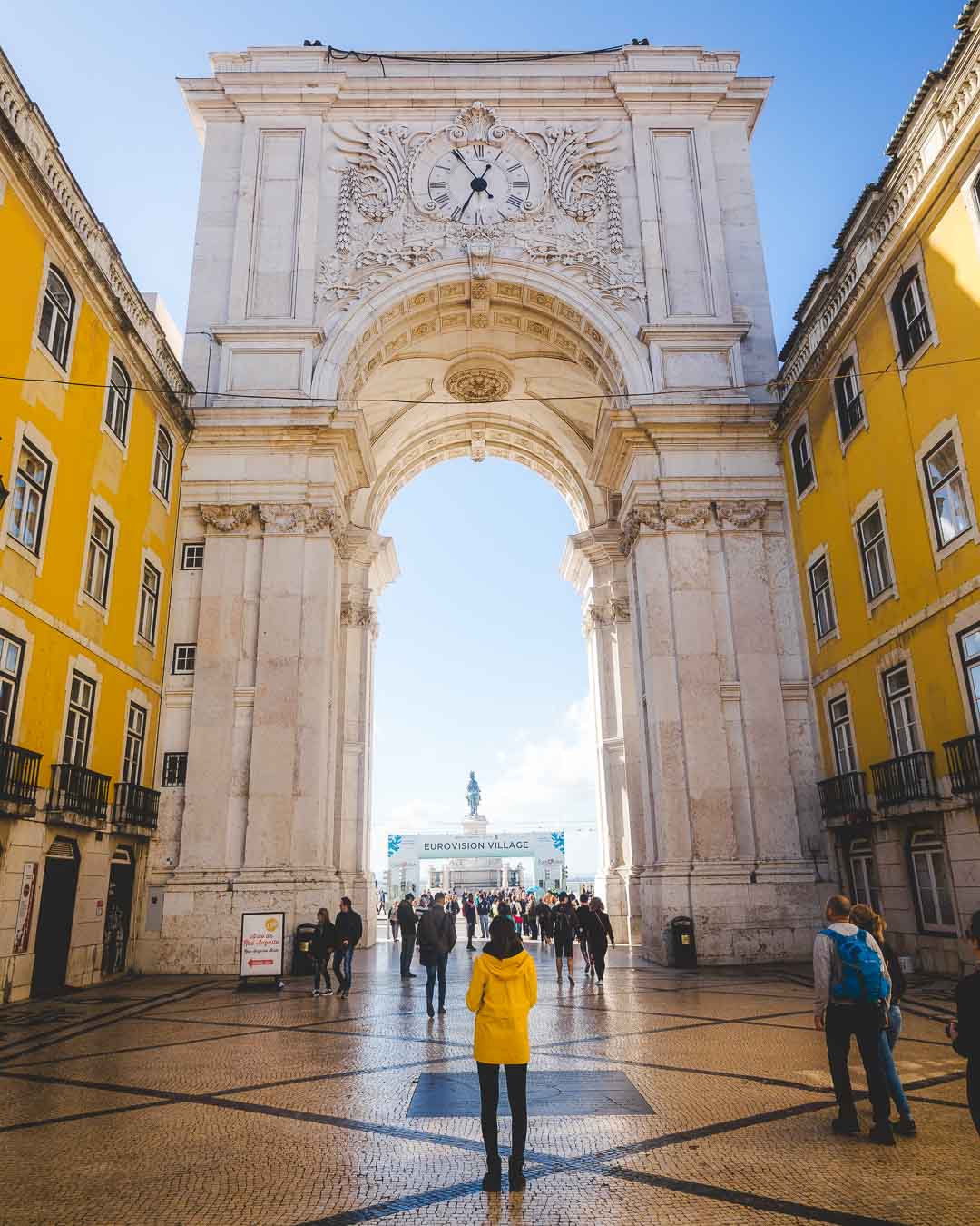 arco da rua augusta lisbon portugal