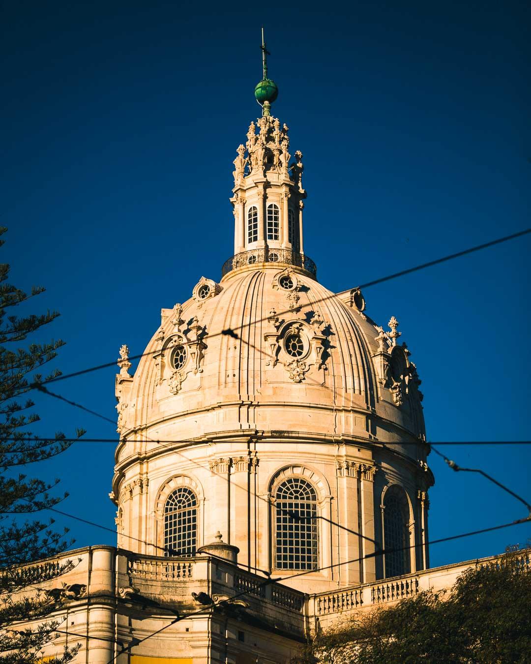 the dome of the estrela basilica