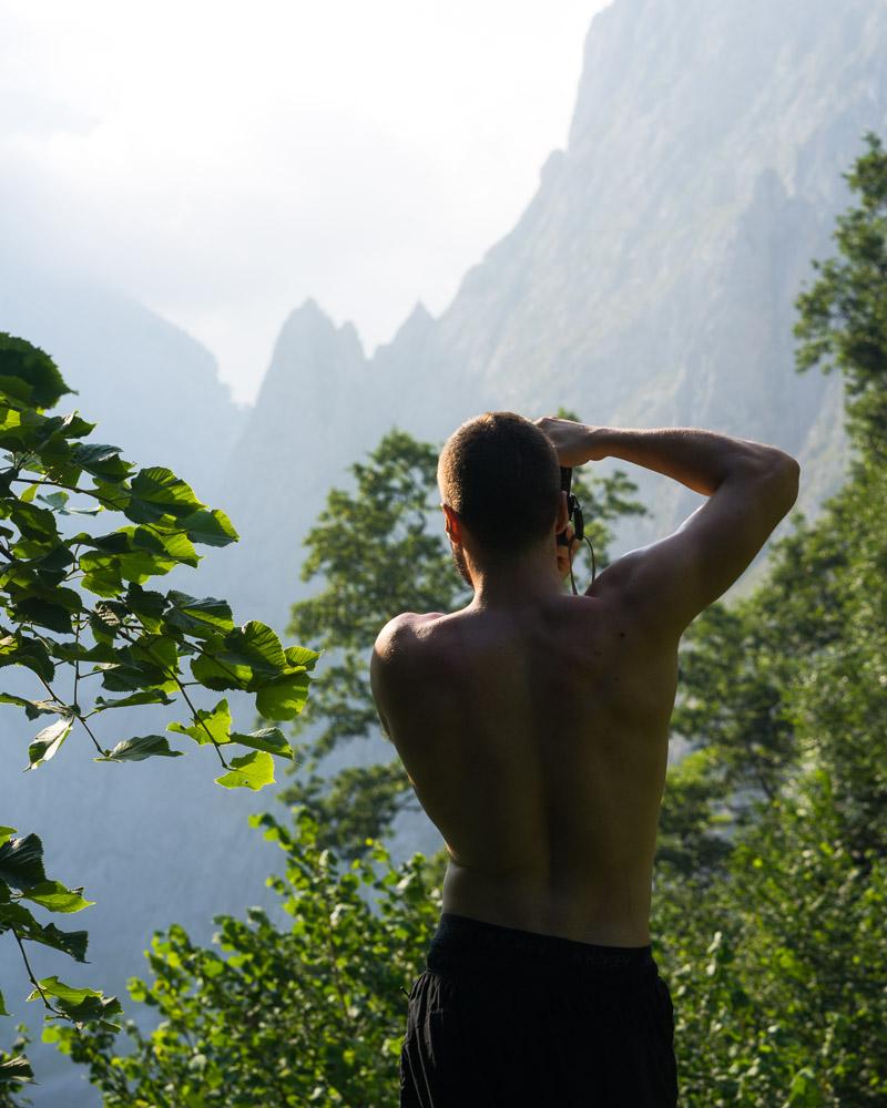 kevmrc taking photos above bulnes