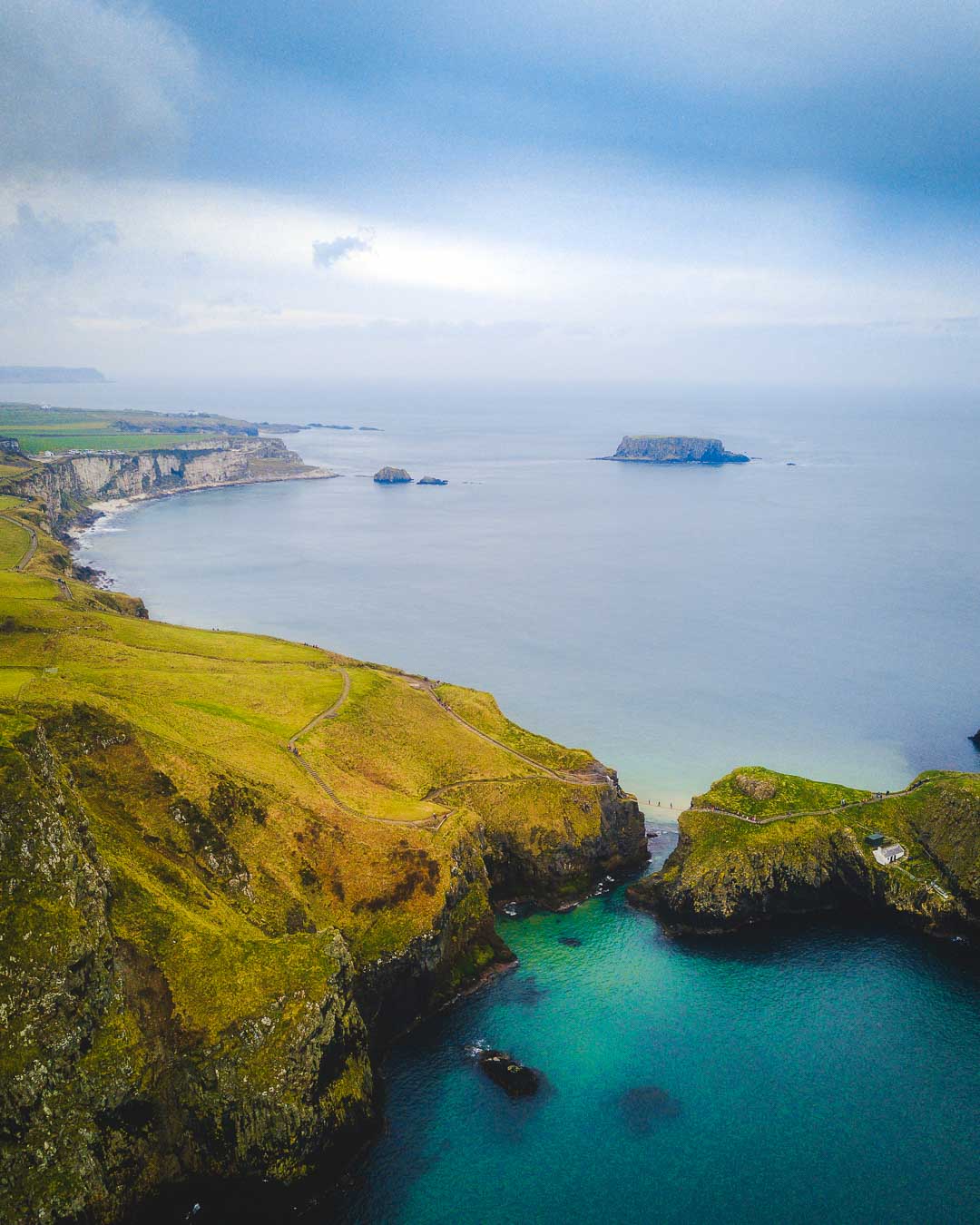 carrick a rede rope bridge from the sky
