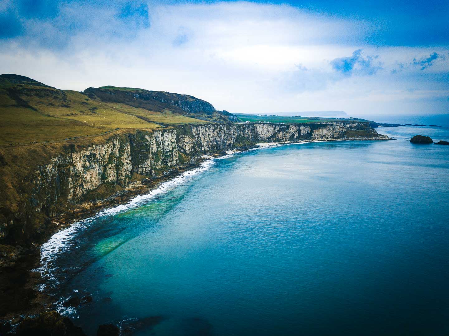 the antrim coast in northern ireland