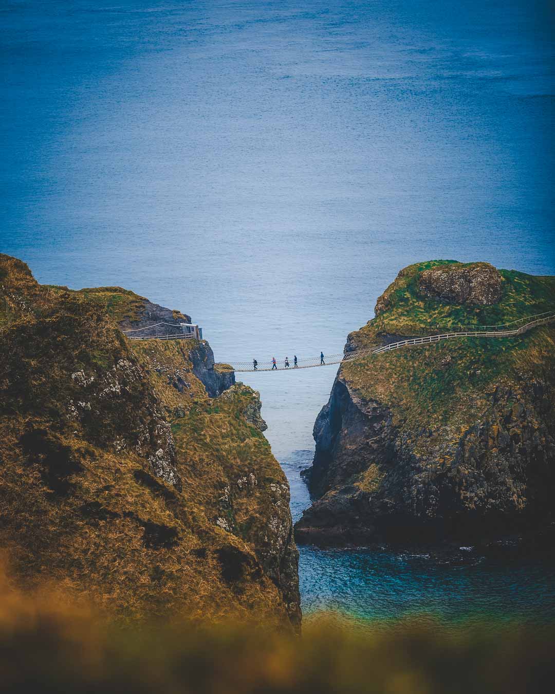 carrick a rede northern ireland zoom on the bridge