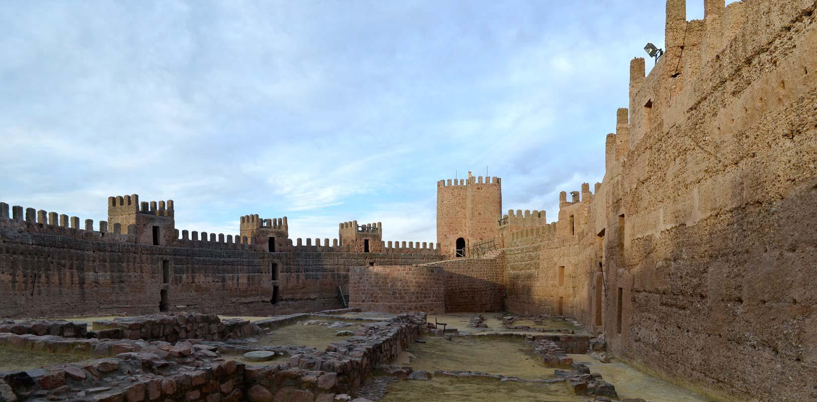 castillo de burgalimar one of the medieval castles spain