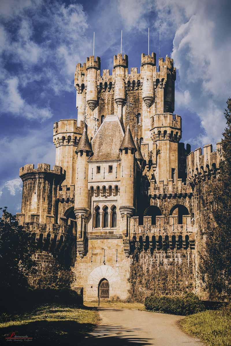 castillo de butron a castle in spain