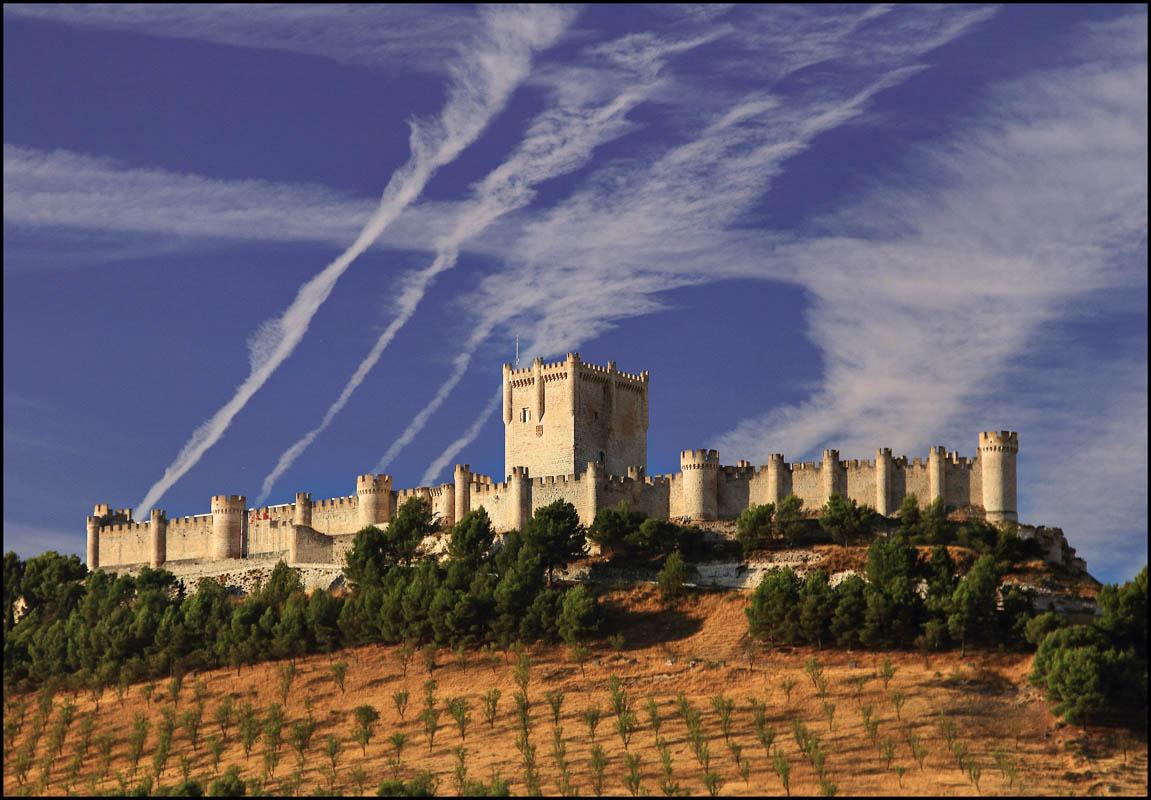 castillo de penafiel valladolid spain