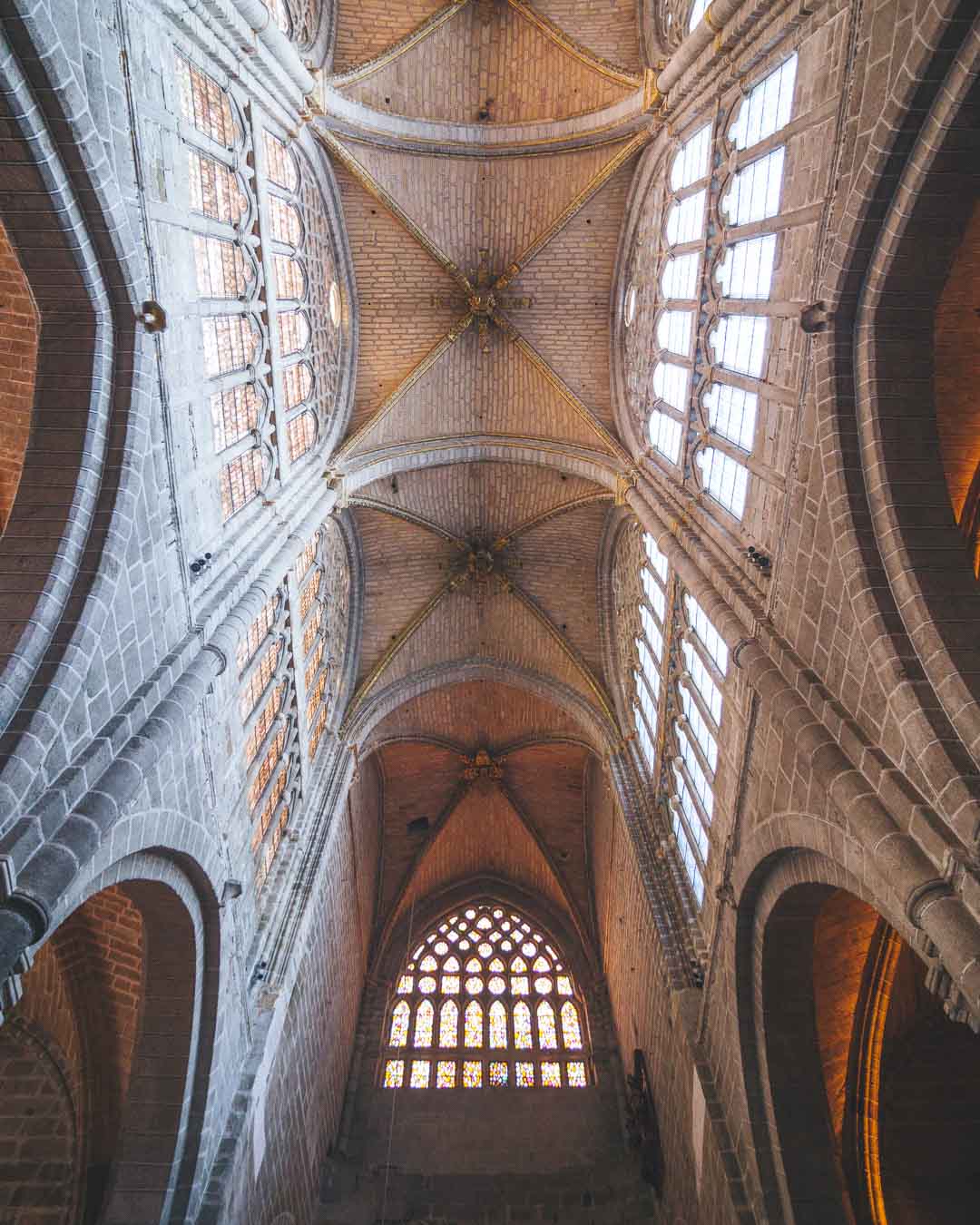 ceiling in the catedral de avila spain