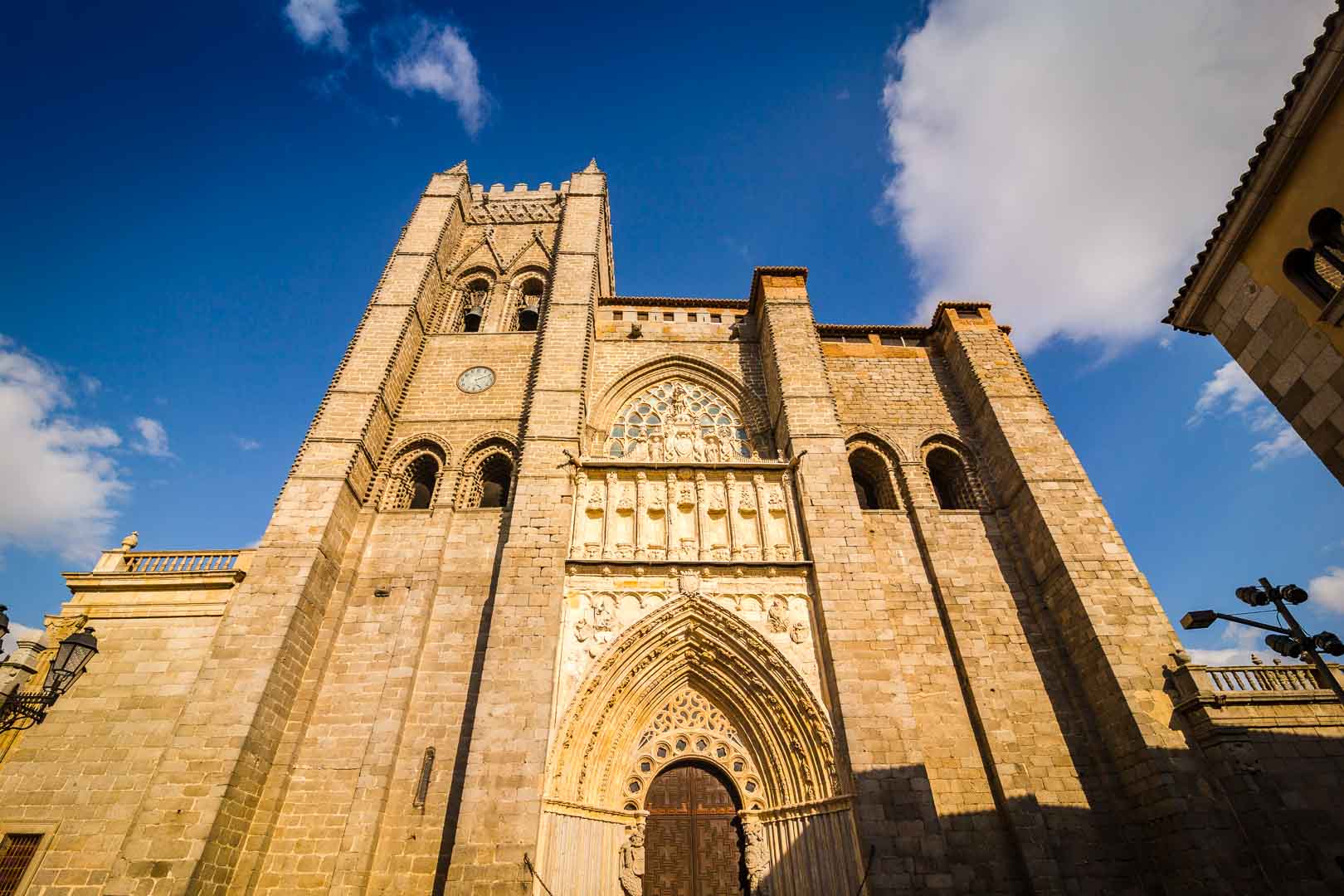 avila cathedral from the outside