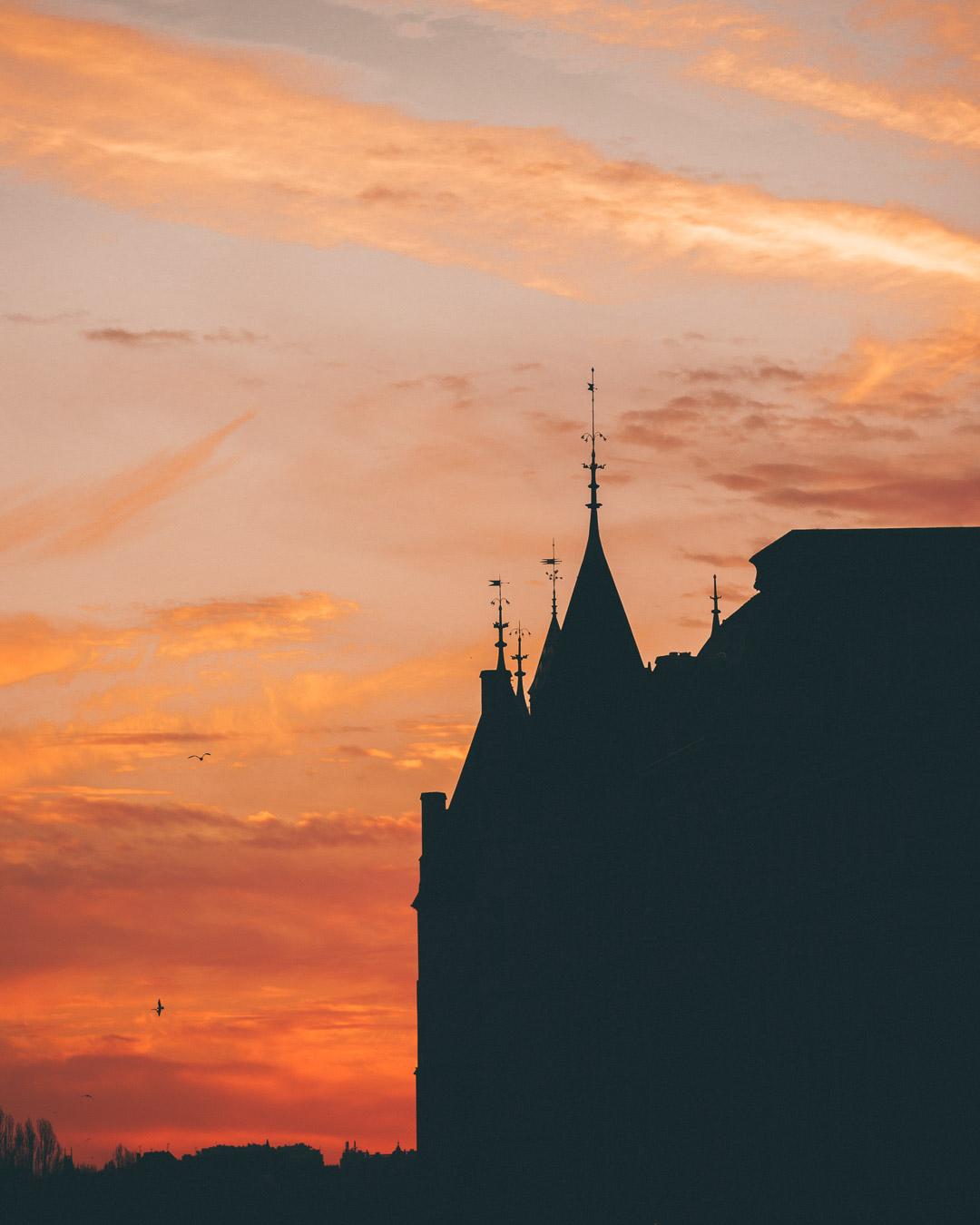 silhouette of la conciergerie