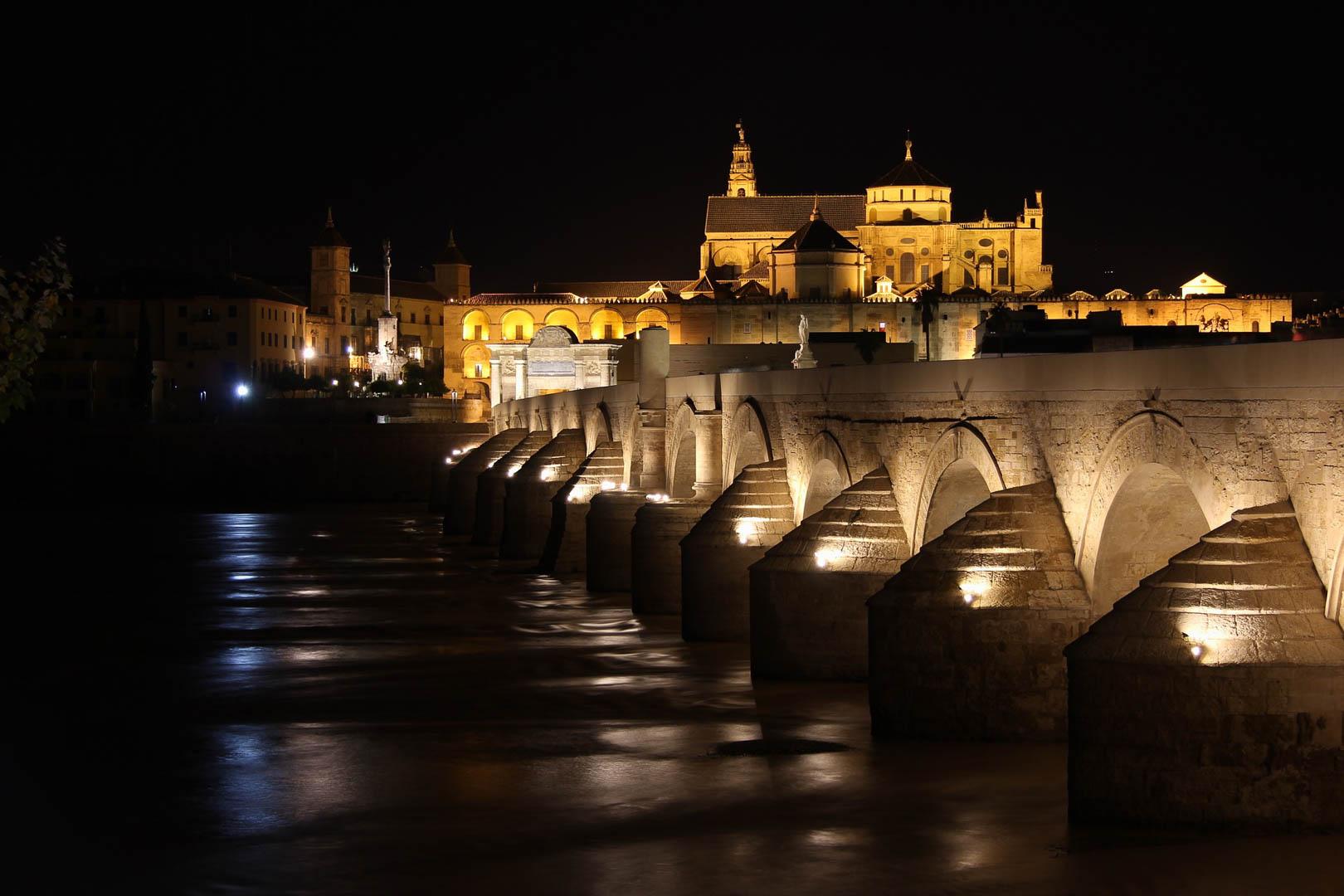 cordoba day trip from madrid to see the old bridge at night