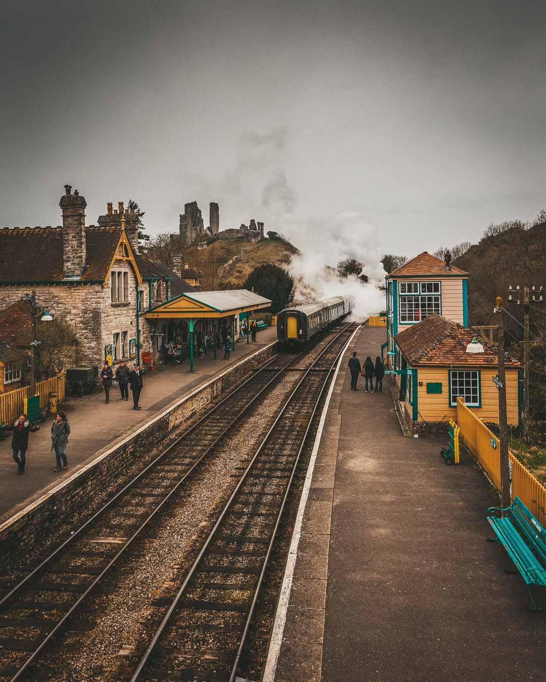 corfe castle train station