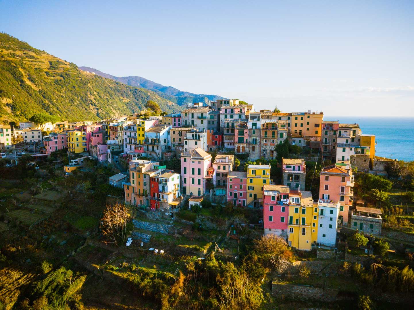 corniglia cinque terre italy full village