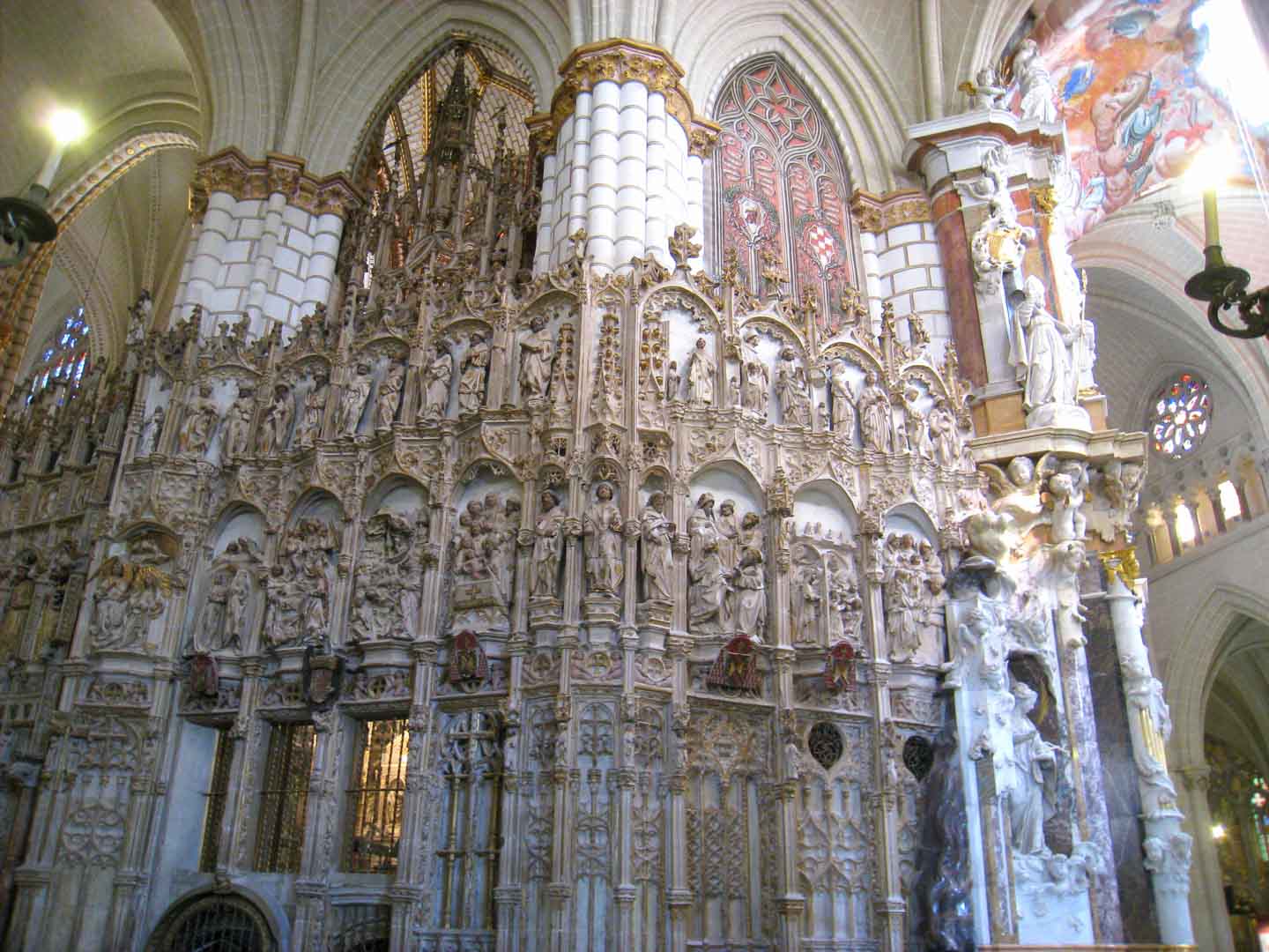 detail of the transparente inside the catedral toledo spain