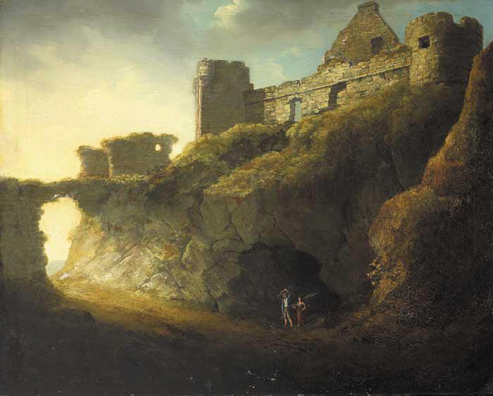 painting of dunluce castle