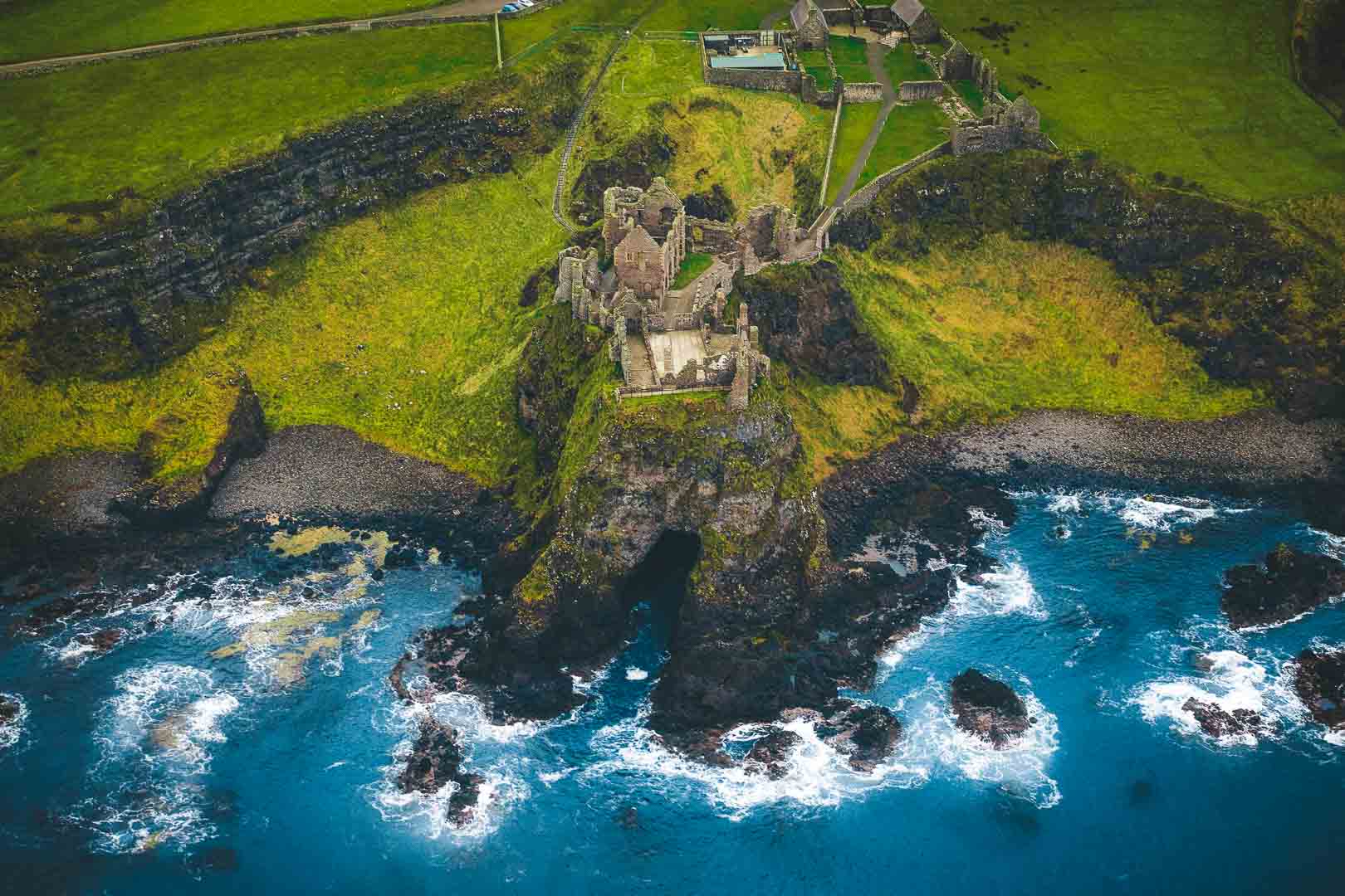 dunluce castle and the mermaids cave