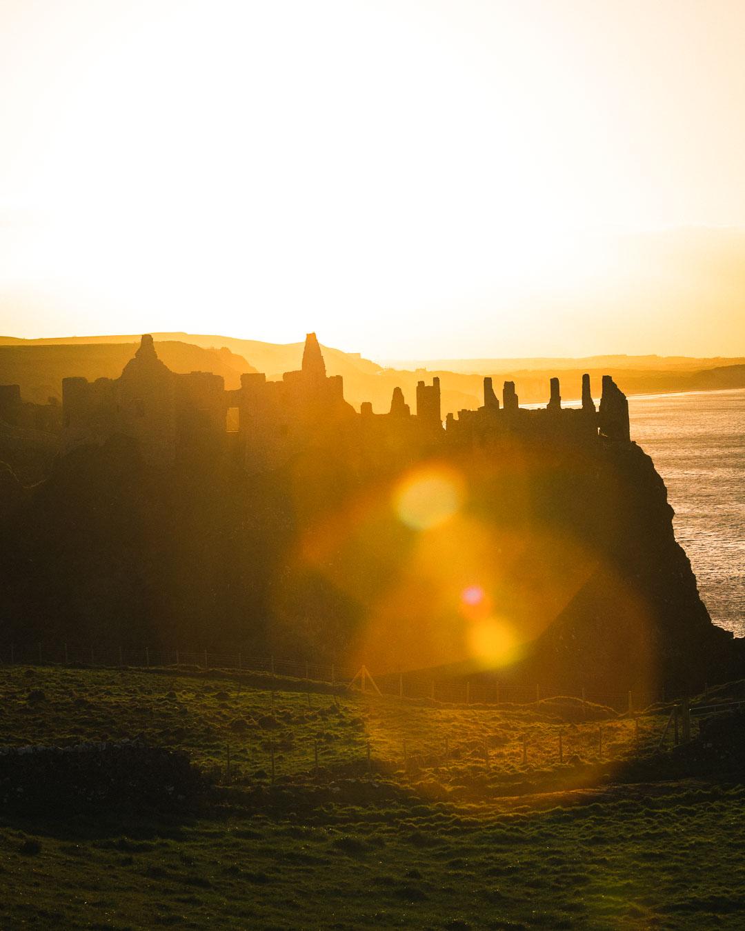 dunluce castle on the antrim coast