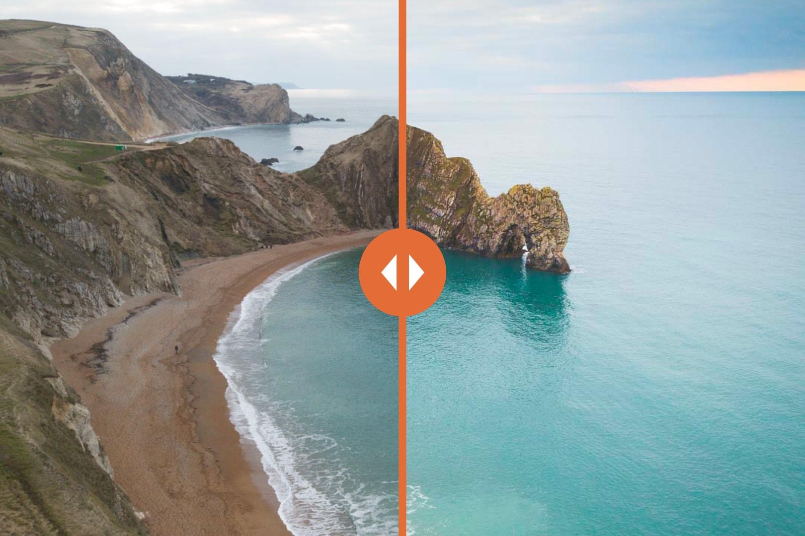 Behind the Scenes in Durdle Door