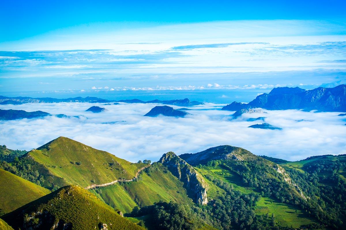 el mirador de la reina asturias spain