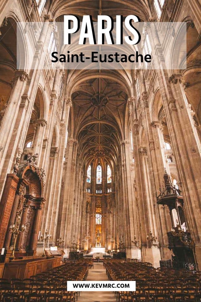 Saint-Eustache is one of the most visited churches in Paris. It doesn't look that good from the outside, but never judge a book by its cover! Let's visit the church together! france travel | paris travel places |  paris cathedrals  | paris churches cathedrals