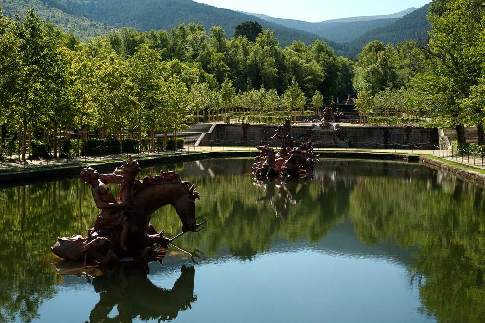 garden of la granja in spain