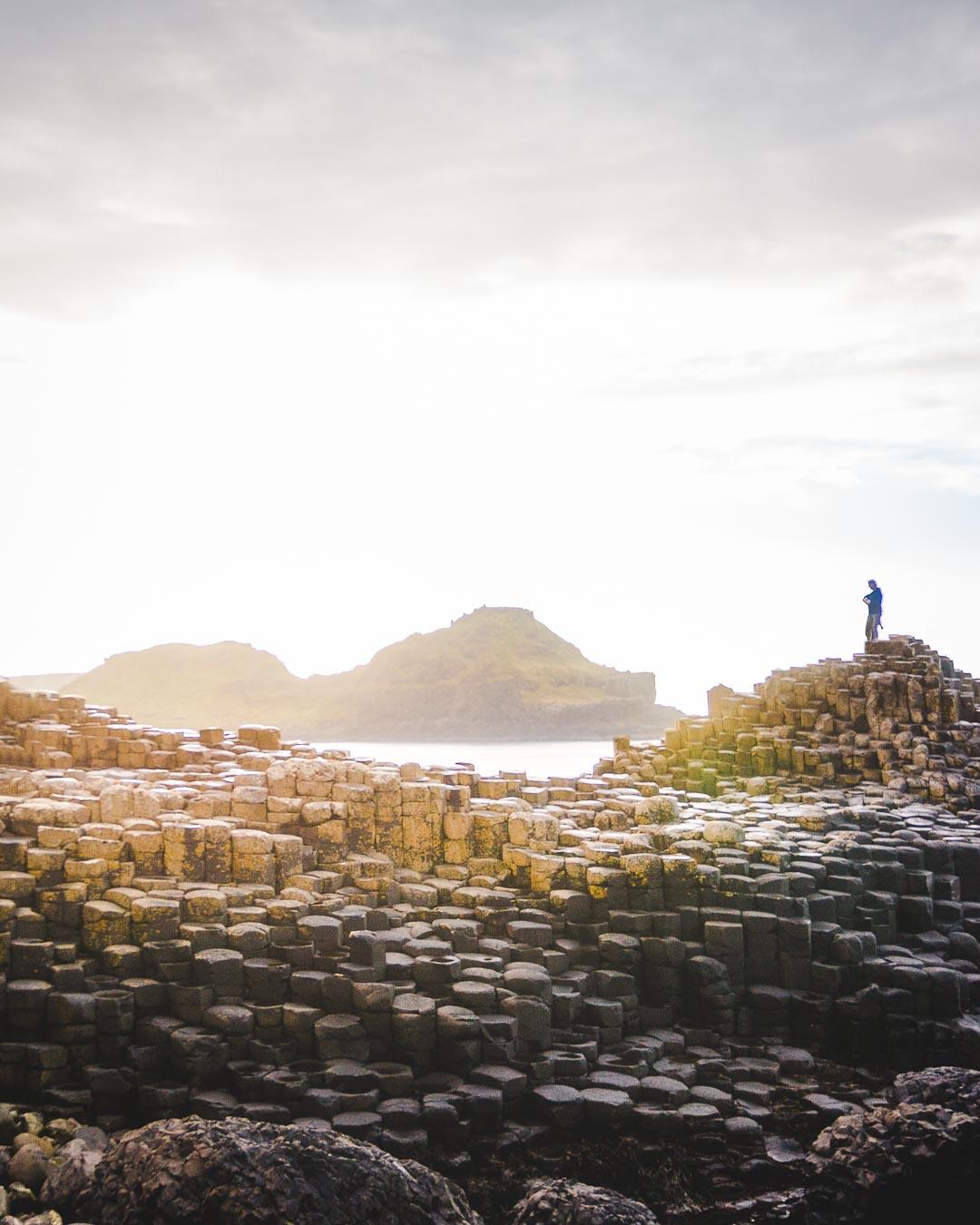 glorious light on the giant's causeway