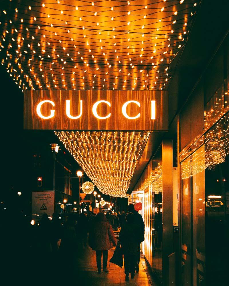 gucci sign in florence