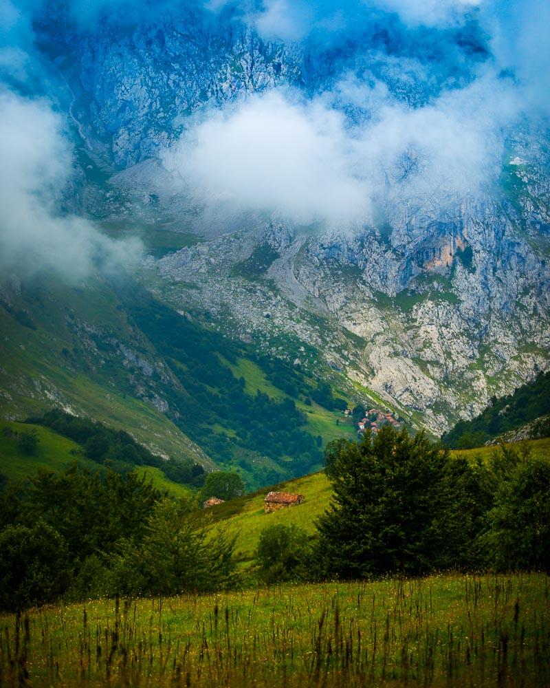 spotting mountain villages from above