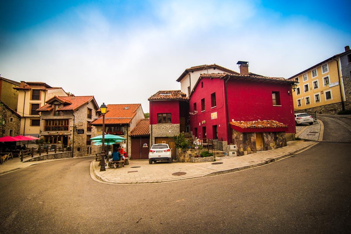 the colorful houses of sotres asturias