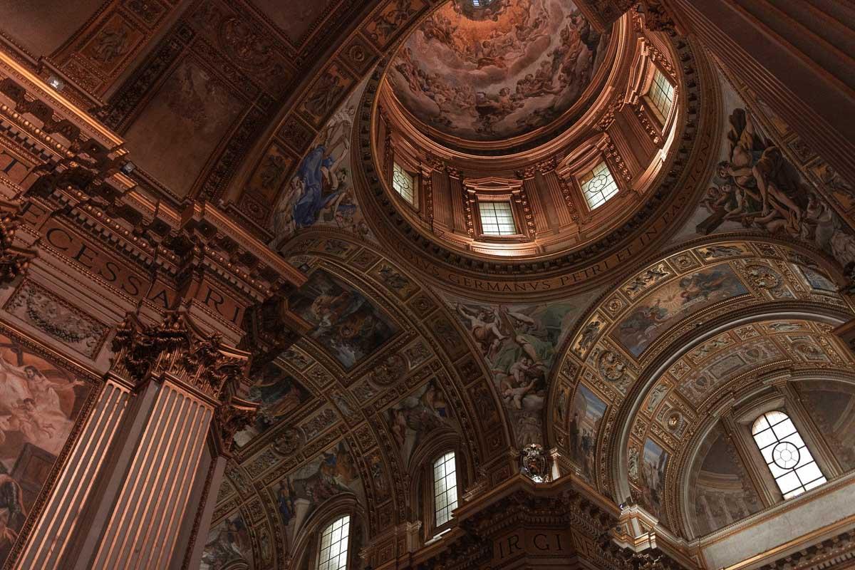 inside of a church in rome italy