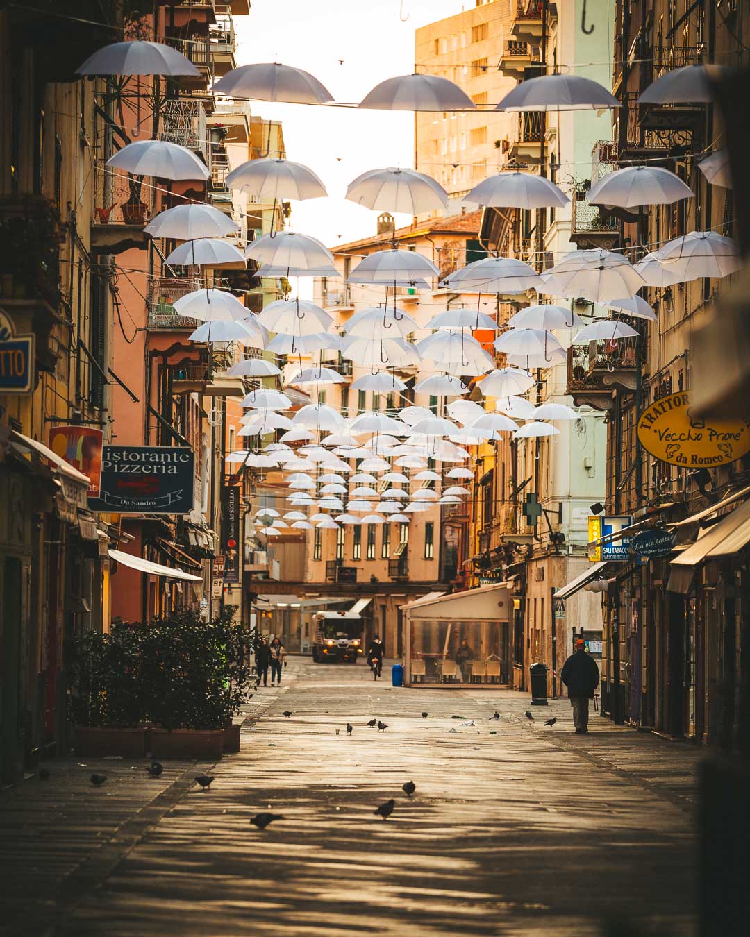 umbrellas of la spezia