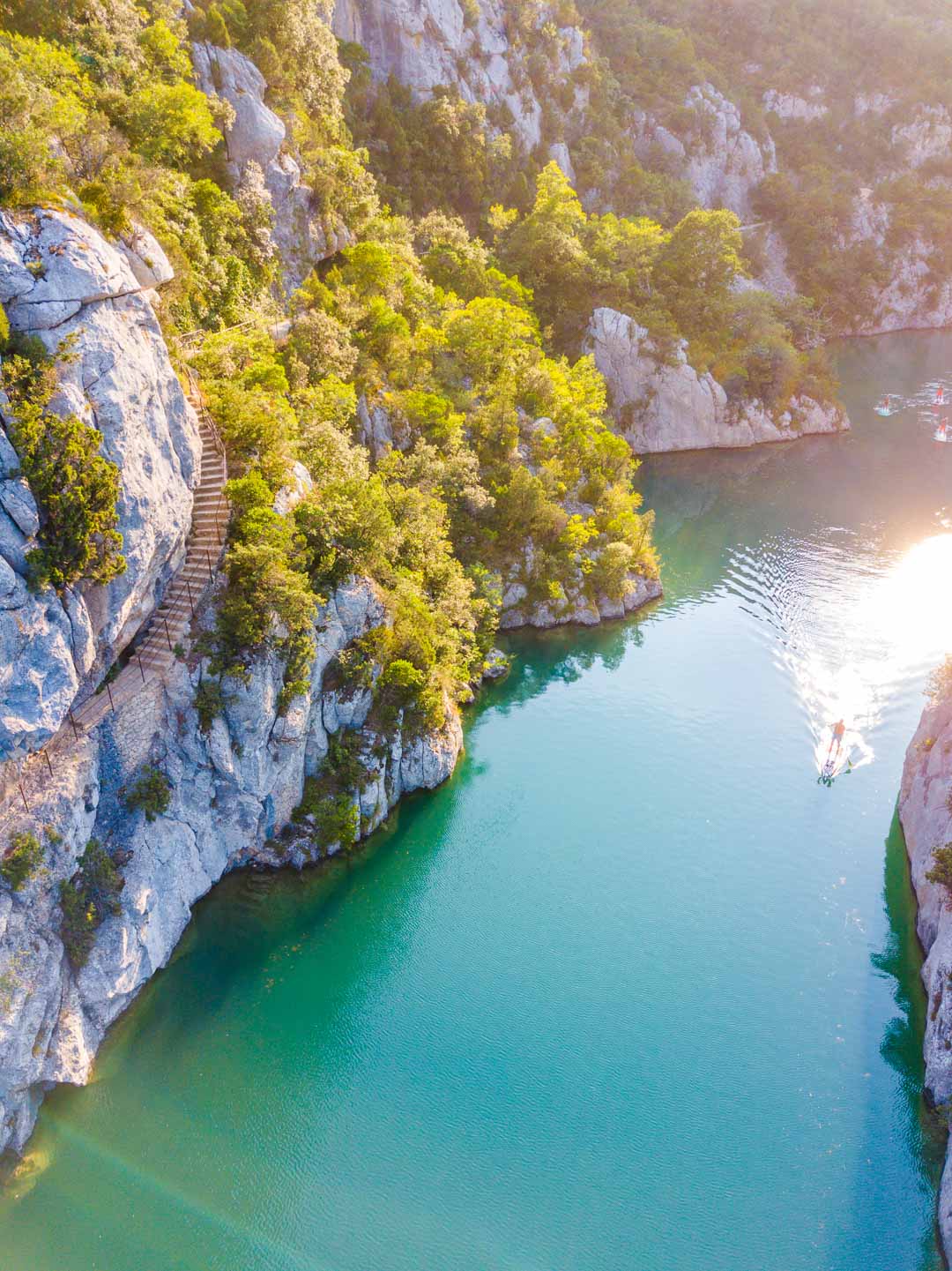 paddle in lac de quinson de verdon