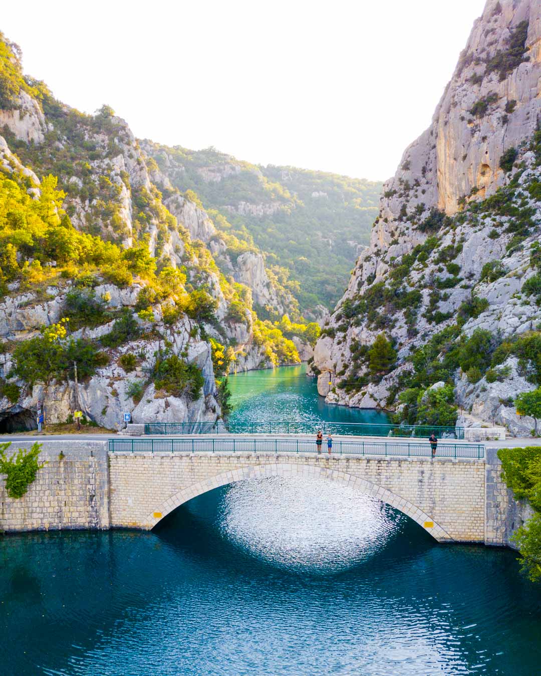 bridge over lac de quinson