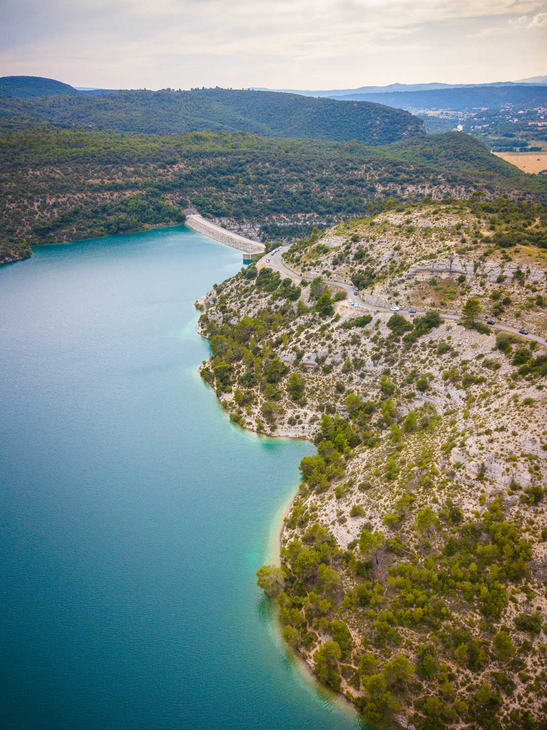 driving in lac esparron de verdon