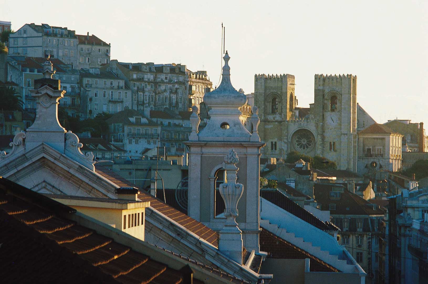 lisbon cathedral from the rooftops part of lisbon itinerary
