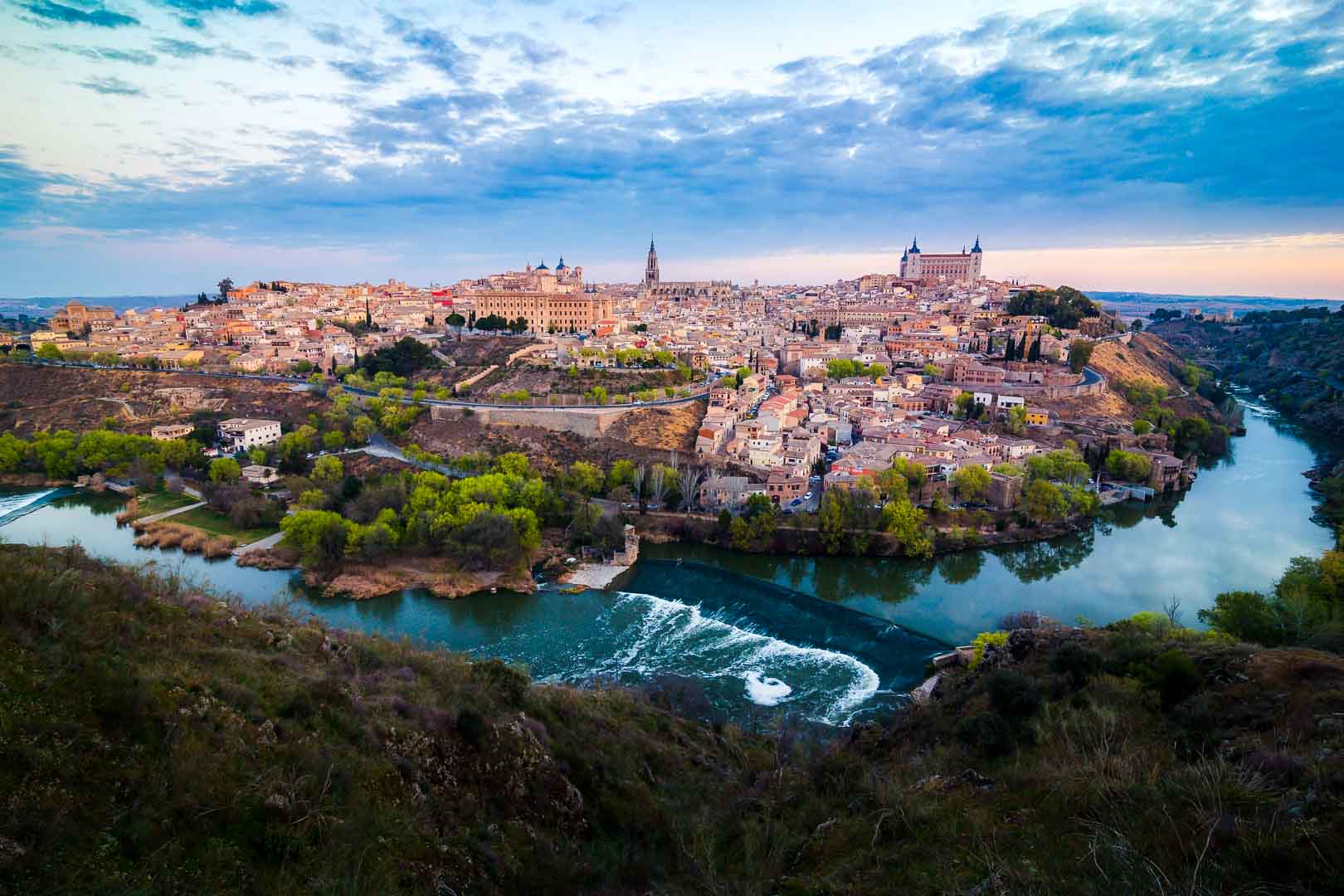 toledo from the mirador del valle