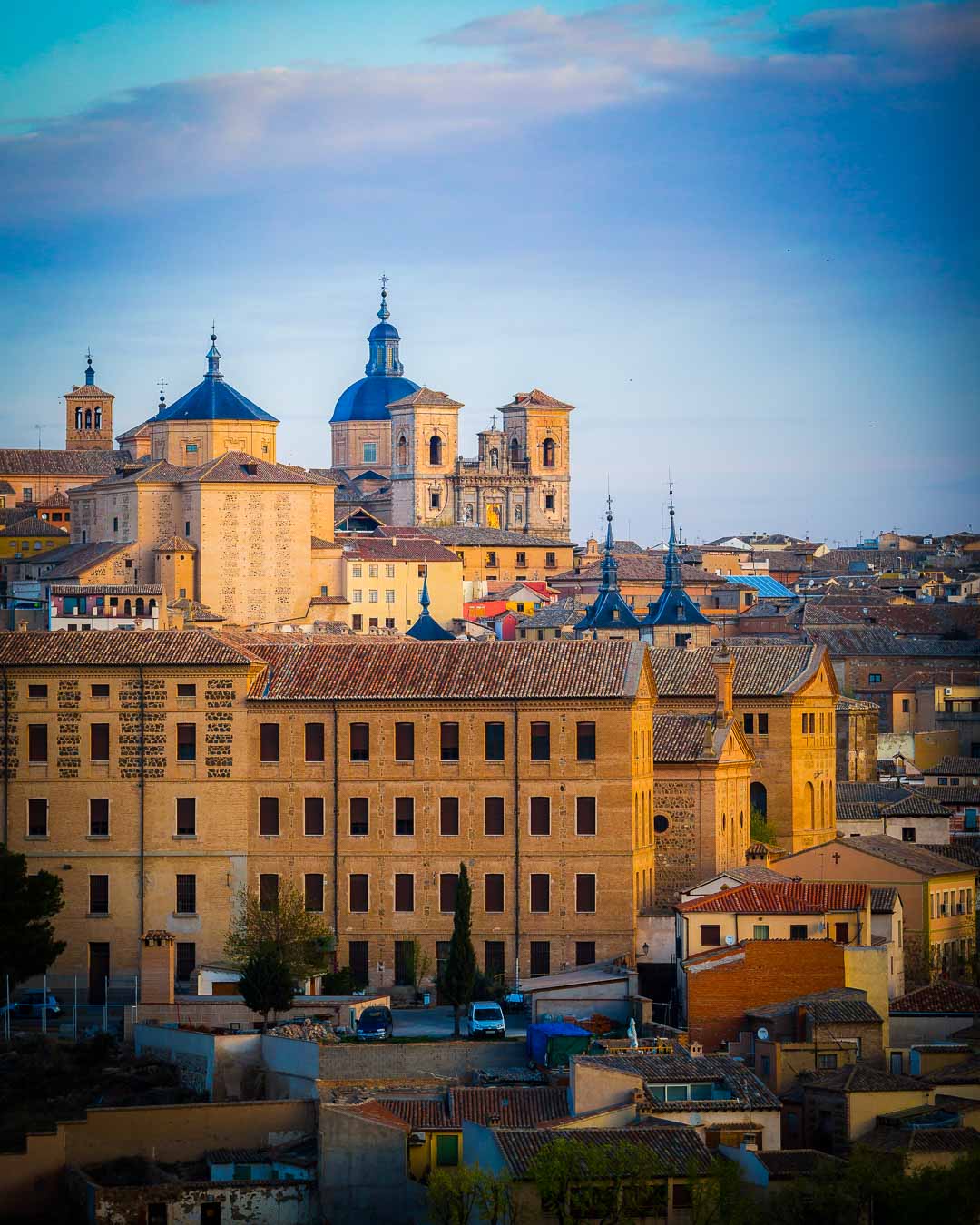 san ildefonso from mirador del valle toledo