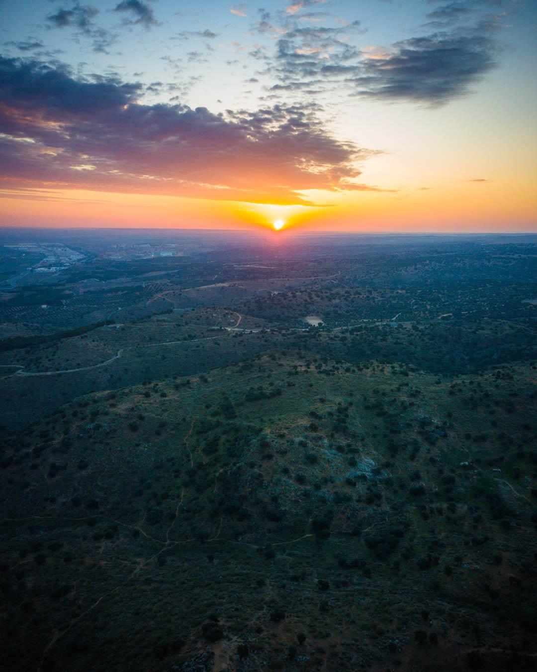 sunrise from el mirador de toledo