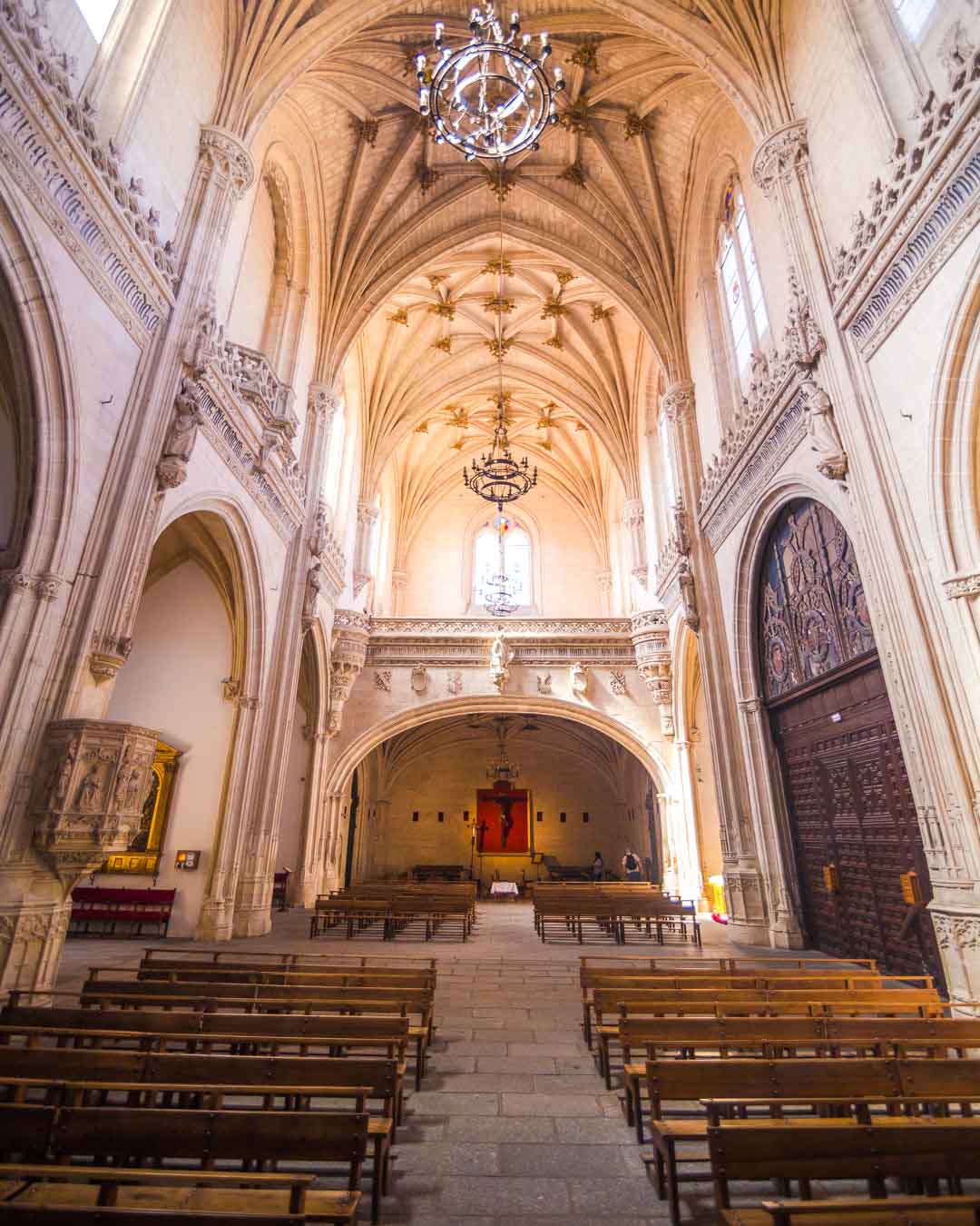 iglesia san juan de los reyes inside the monastery