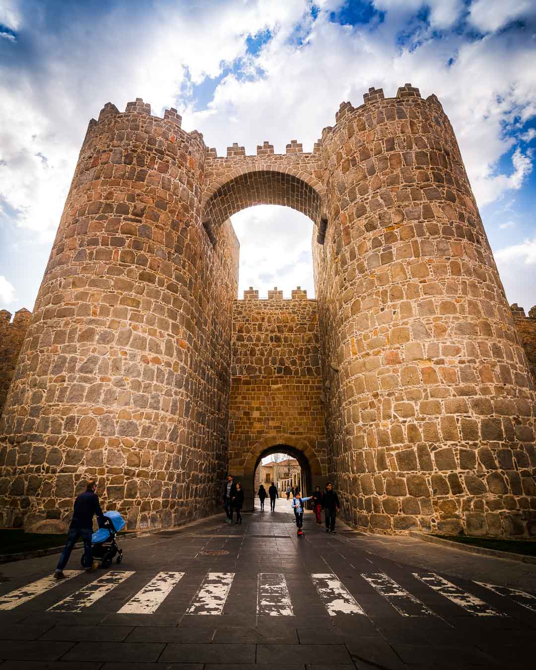 the gate of san vicente from below