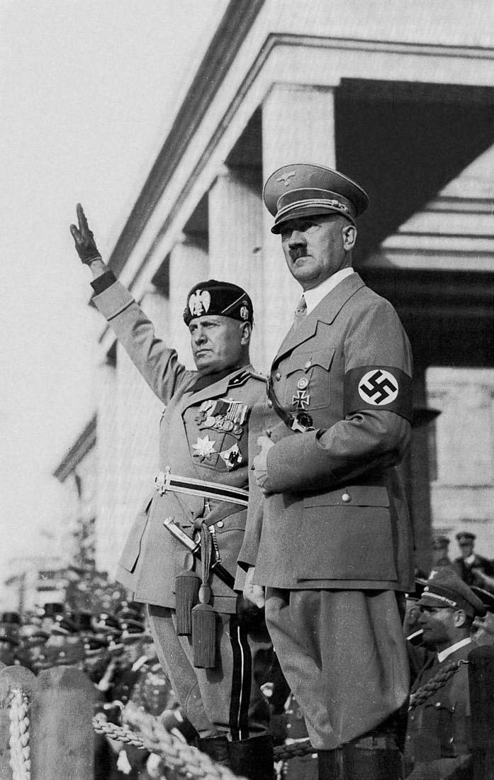 mussolini and hitler